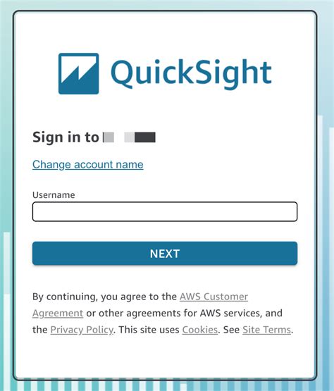 quicksight|quick site login.